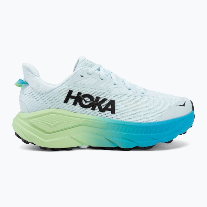 Scarpe da corsa donna HOKA Challenger 8 Wide glimmering blue/tart apple 2