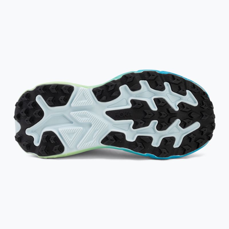 Scarpe da corsa donna HOKA Challenger 8 Wide glimmering blue/tart apple 4