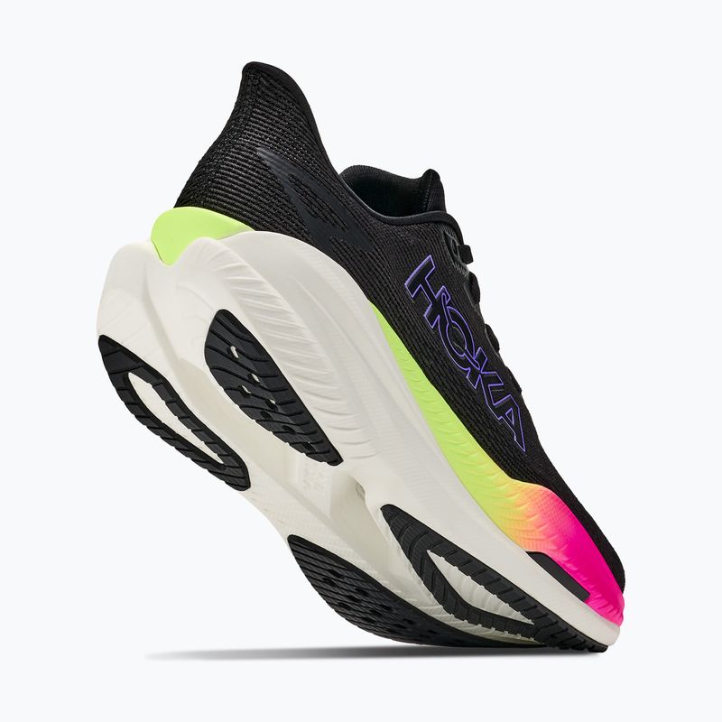 Scarpe da corsa uomo HOKA Mach X 3 black/neon nebula 5