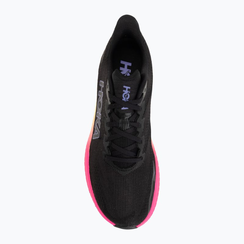 Scarpe da corsa uomo HOKA Mach X 3 black/neon nebula 5