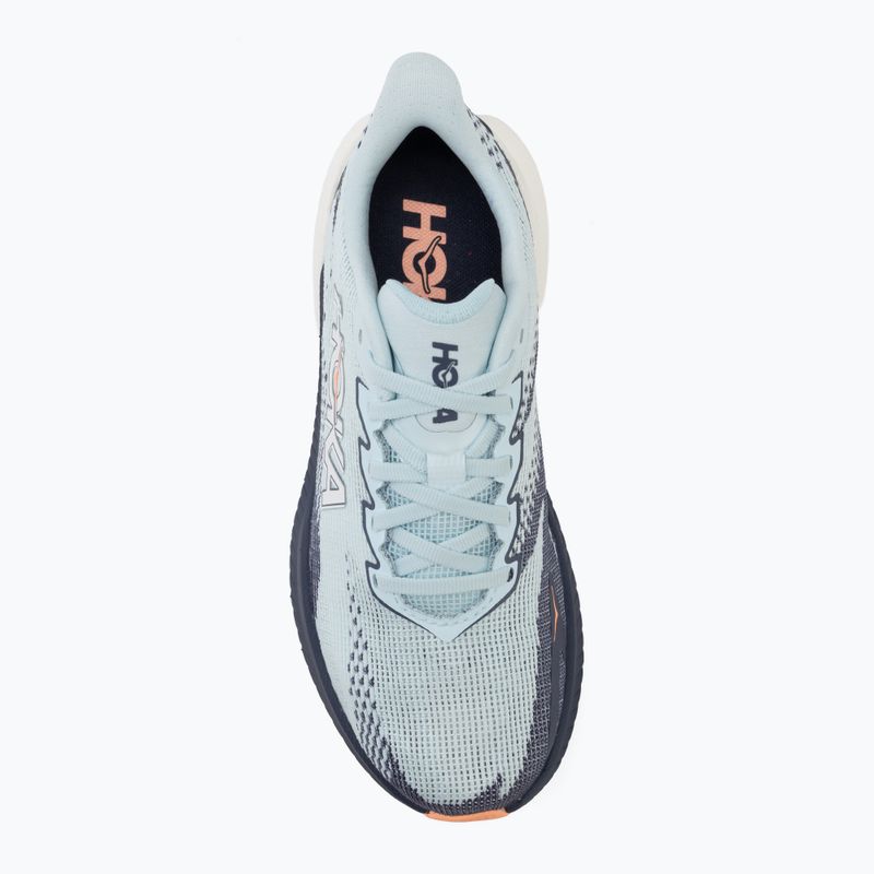 Scarpe da corsa donna HOKA Mach X 3 glimmering blue/varsity navy 5