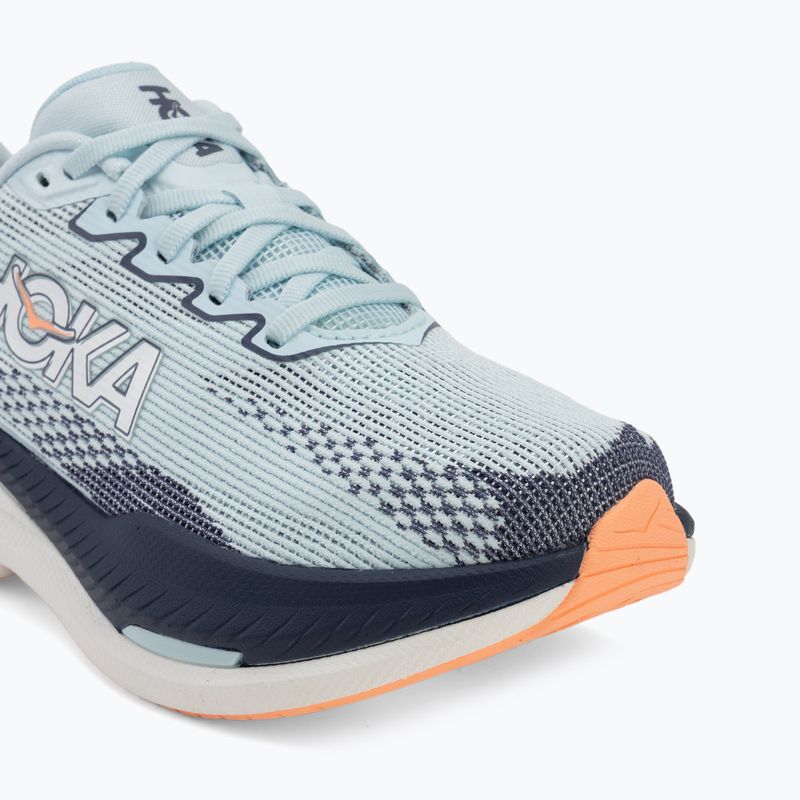Scarpe da corsa donna HOKA Mach X 3 glimmering blue/varsity navy 7