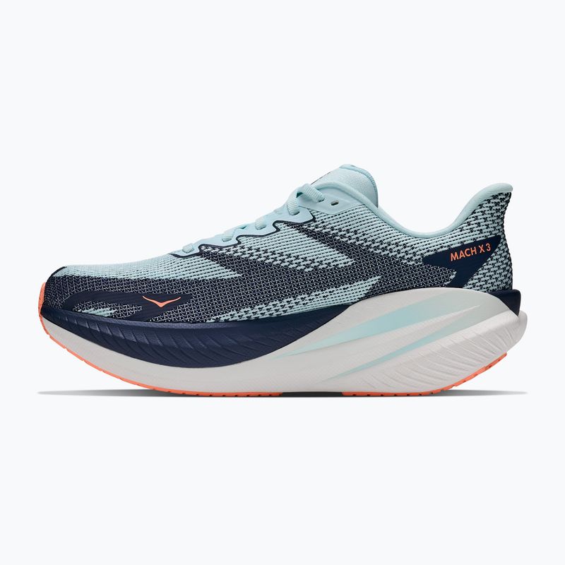 Scarpe da corsa donna HOKA Mach X 3 glimmering blue/varsity navy 3