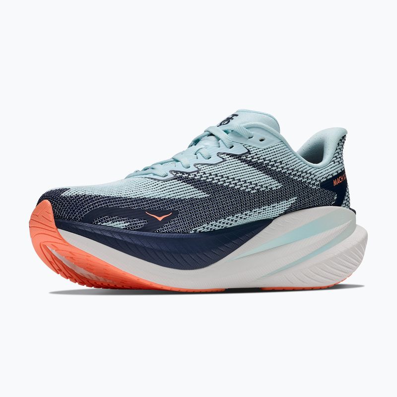 Scarpe da corsa donna HOKA Mach X 3 glimmering blue/varsity navy 4