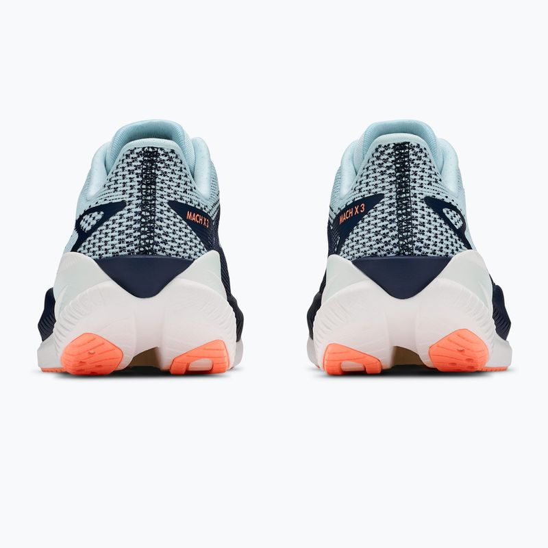 Scarpe da corsa donna HOKA Mach X 3 glimmering blue/varsity navy 6