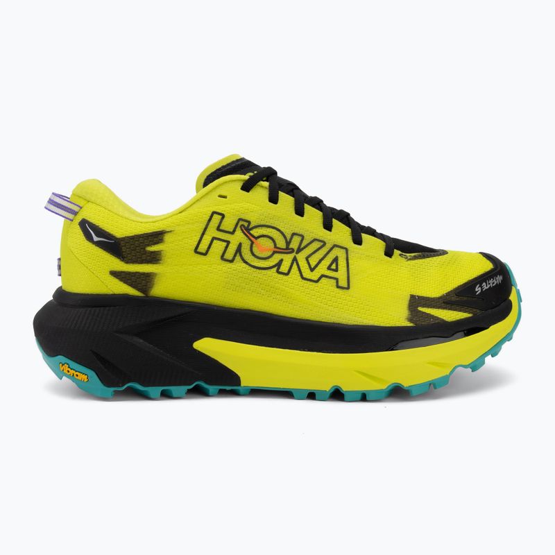 Scarpe da corsa uomo HOKA Mafate 5 black/hoka citrus 2