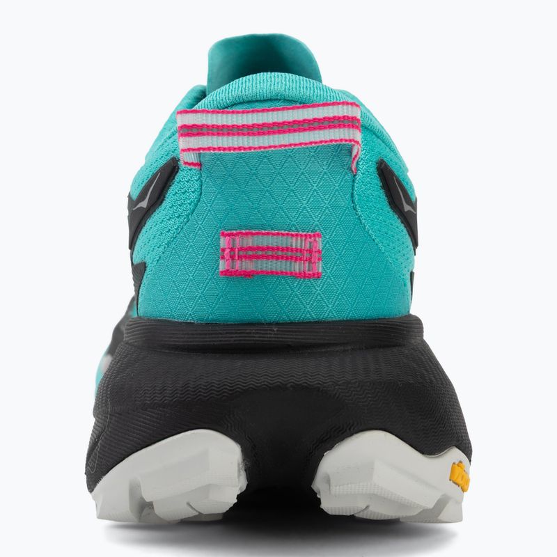 Scarpe da corsa donna HOKA Mafate 5 black/electric aqua 6