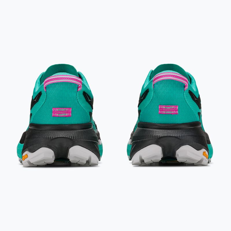Scarpe da corsa donna HOKA Mafate 5 black/electric aqua 6