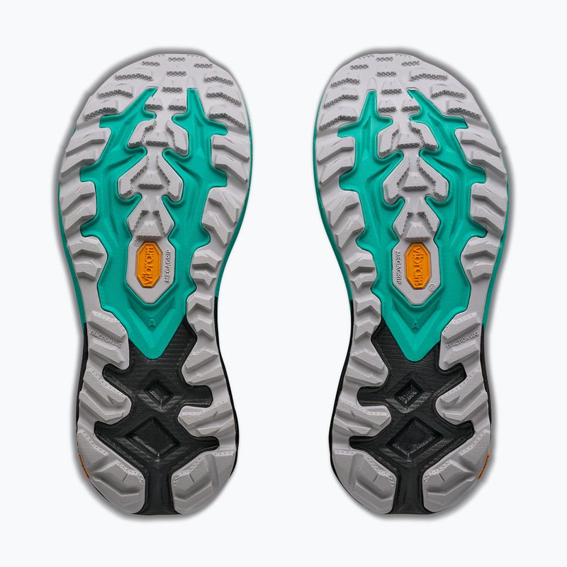 Scarpe da corsa donna HOKA Mafate 5 black/electric aqua 7