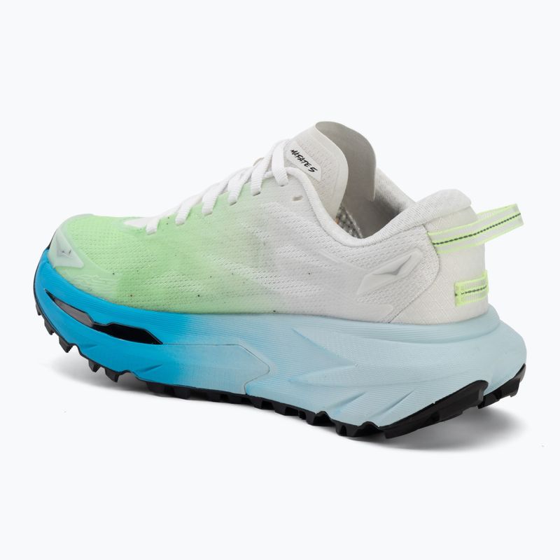 Scarpe da corsa donna HOKA Mafate 5 frost/tart apple 3
