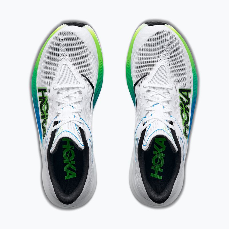 Scarpe da corsa HOKA Rocket X 3 frost/electric lime 8