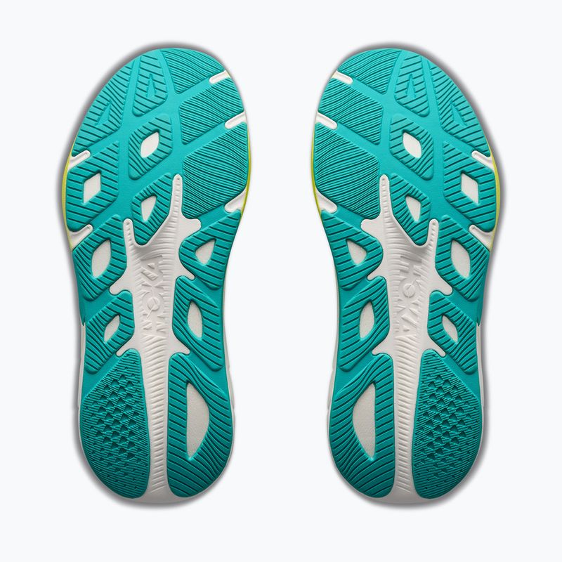 Scarpe da corsa per bambini HOKA Rincon 4 electric aqua/neon hoka citrus 7