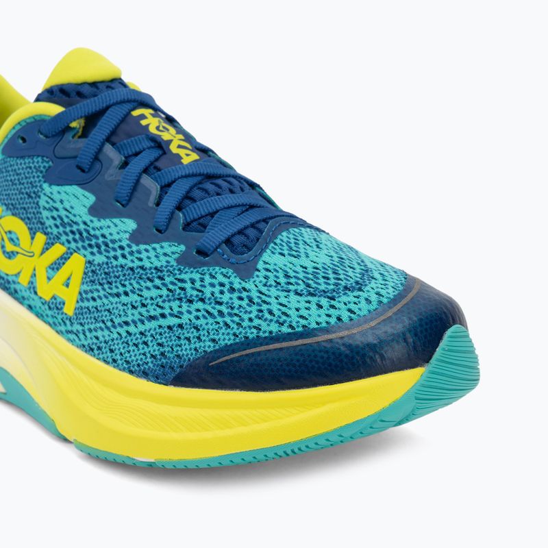 Scarpe da corsa per bambini HOKA Rincon 4 electric aqua/neon hoka citrus 7