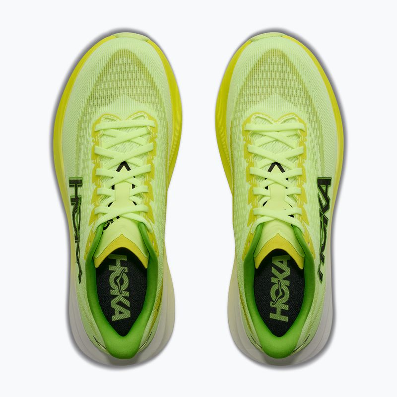 Scarpe da corsa uomo HOKA Mach 7 neon yuzu/hoka citrus 8