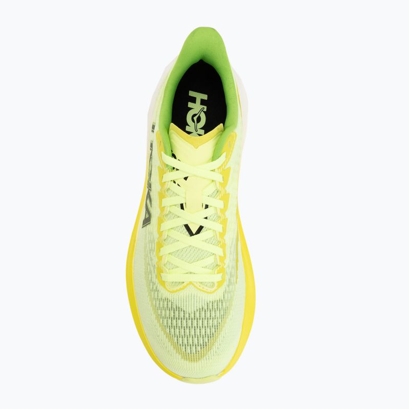 Scarpe da corsa uomo HOKA Mach 7 neon yuzu/hoka citrus 5