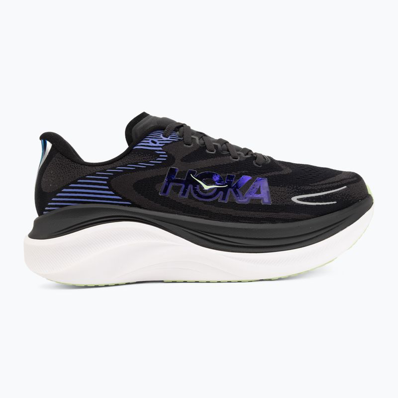 Scarpe da corsa uomo HOKA Skyward X 2 carbon black/neon nebula 2