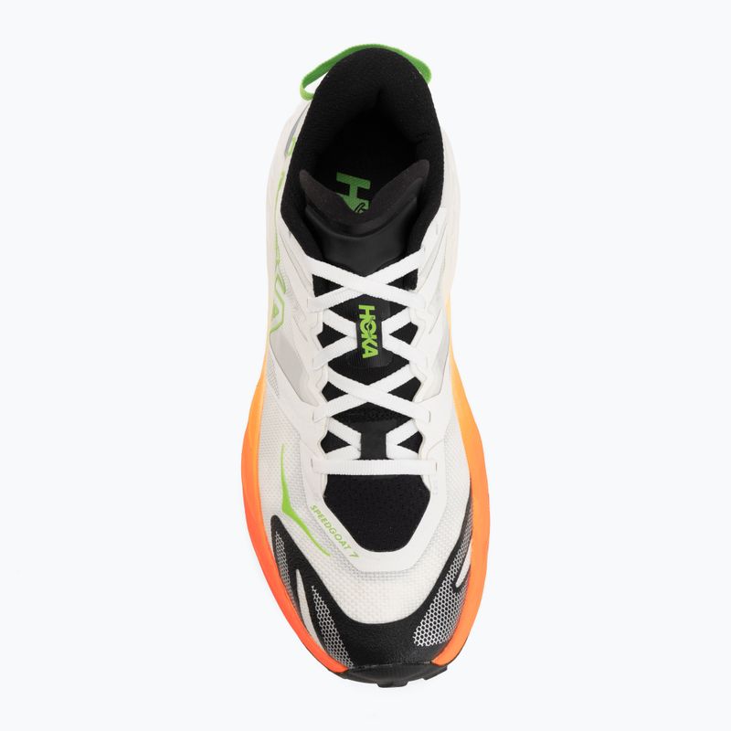 Scarpe da corsa uomo HOKA Speedgoat 7 frost/neon tangerine 5