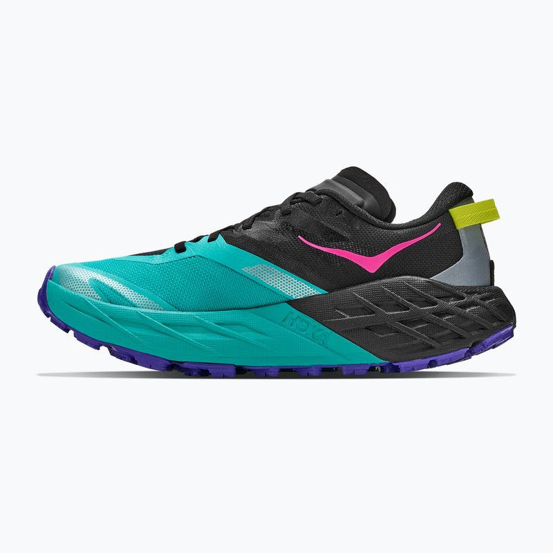 Scarpe da corsa donna HOKA Speedgoat 7 black/electric aqua 3