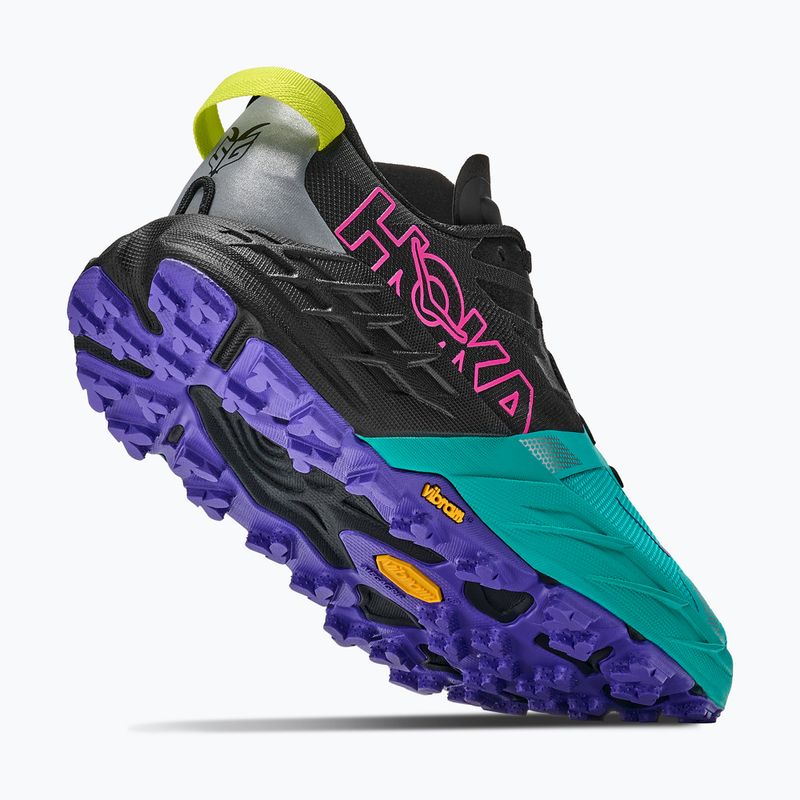 Scarpe da corsa donna HOKA Speedgoat 7 black/electric aqua 5