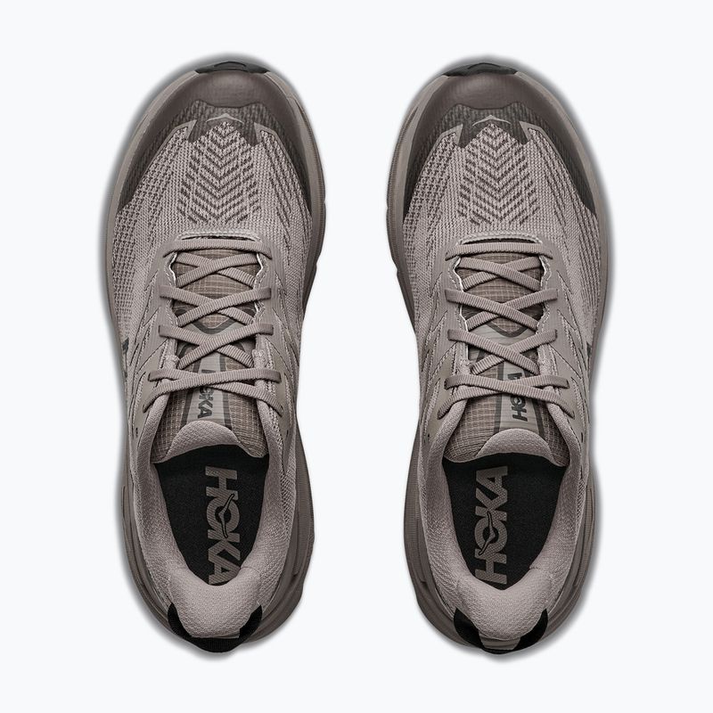 Scarpe da corsa uomo HOKA Challenger 8 GTX pebble grey/boulder grey 5