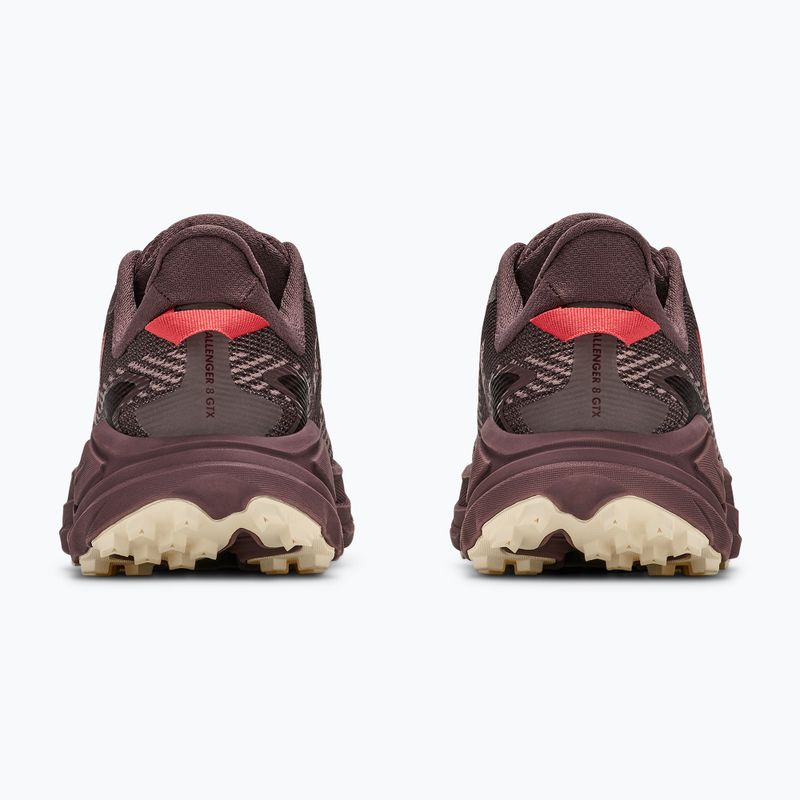 Scarpe da corsa donna HOKA Challenger 8 GTX black/varsity burgundy 4