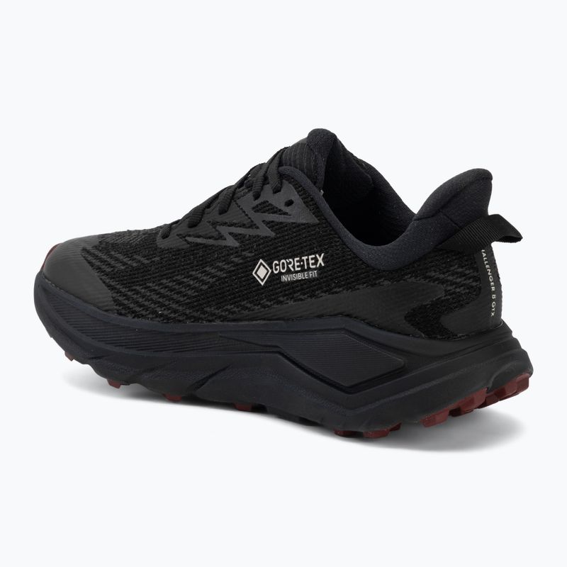 Scarpe da corsa donna HOKA Challenger 8 GTX black/varsity burgundy 3