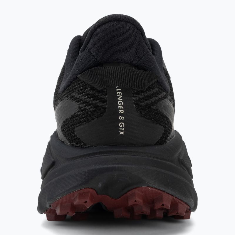 Scarpe da corsa donna HOKA Challenger 8 GTX black/varsity burgundy 6
