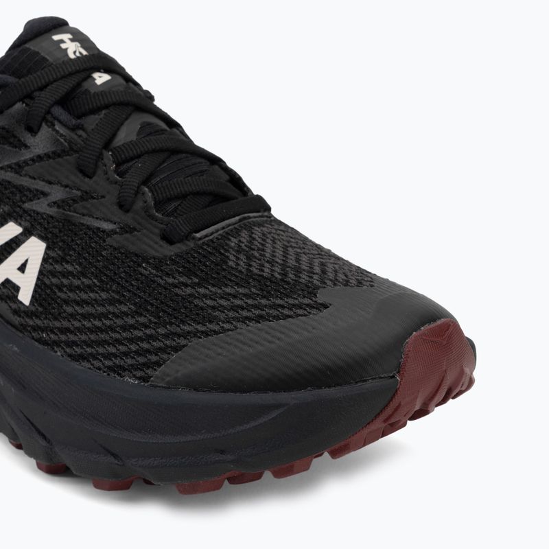Scarpe da corsa donna HOKA Challenger 8 GTX black/varsity burgundy 7
