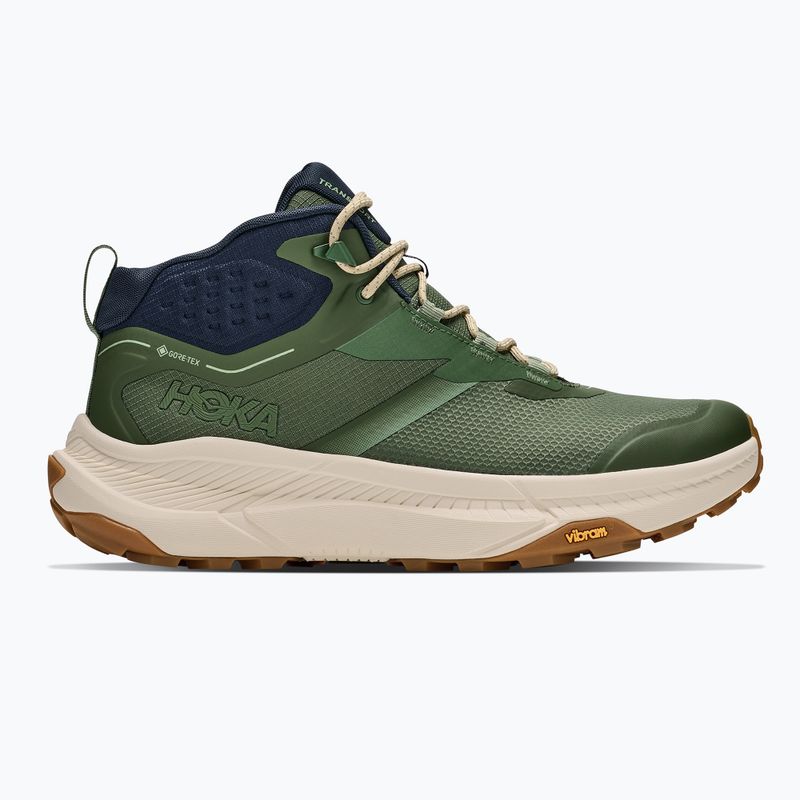 Scarpe da trekking uomo HOKA Transport Hike GTX nettle leaf/alabaster 2