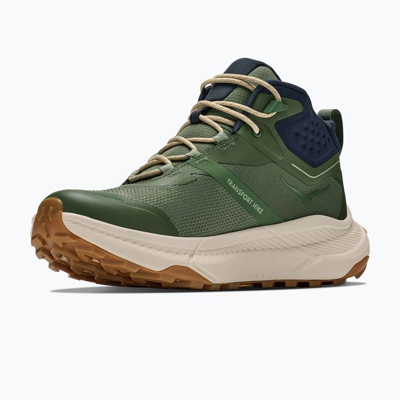 Scarpe da trekking uomo HOKA Transport Hike GTX nettle leaf/alabaster 4