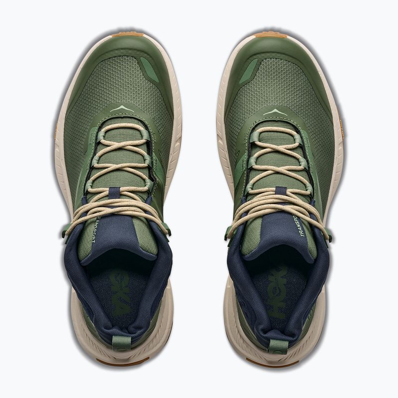 Scarpe da trekking uomo HOKA Transport Hike GTX nettle leaf/alabaster 8