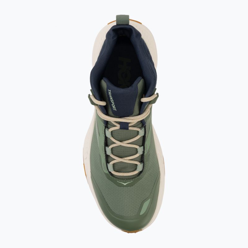 Scarpe da trekking uomo HOKA Transport Hike GTX nettle leaf/alabaster 5