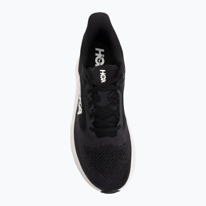 Scarpe da corsa uomo HOKA Arahi 9 black/white 5