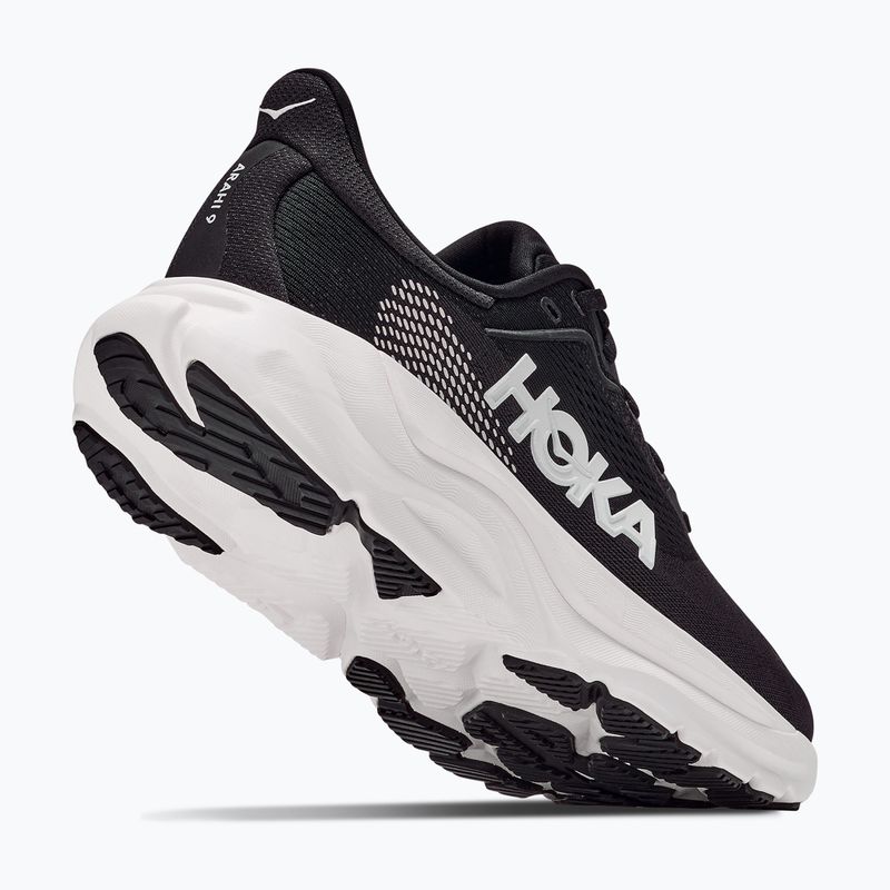 Scarpe da corsa uomo HOKA Arahi 9 black/white 3