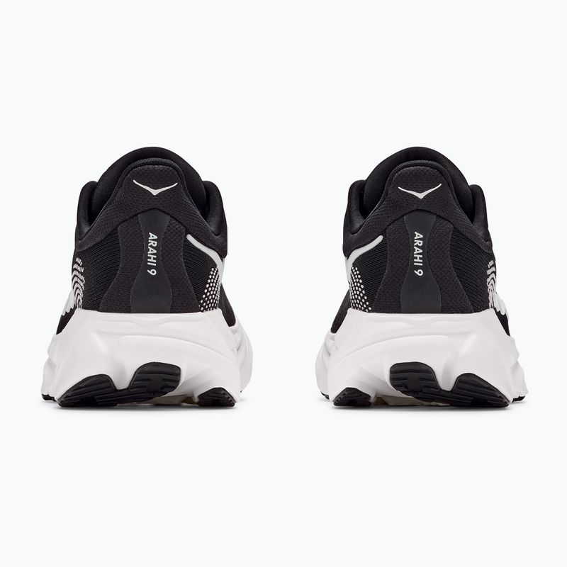 Scarpe da corsa uomo HOKA Arahi 9 black/white 4