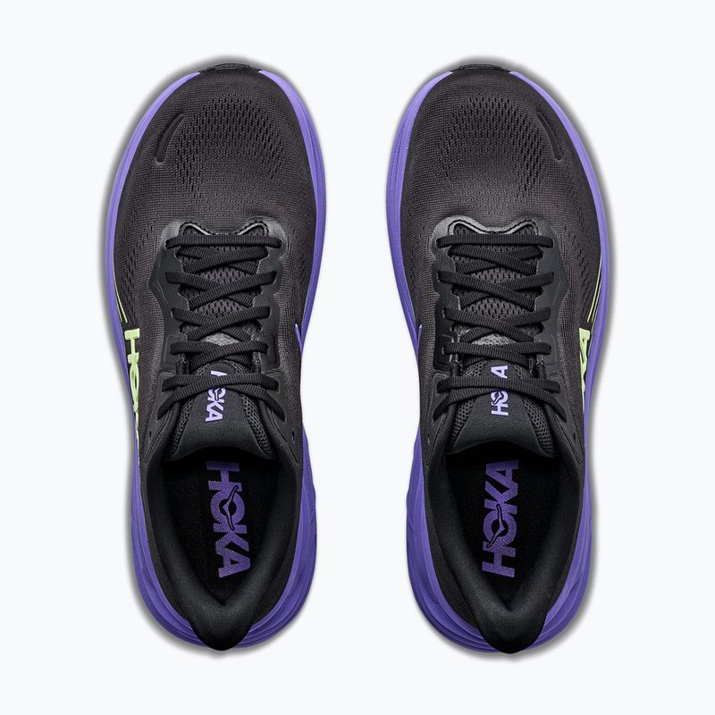 Scarpe da corsa uomo Hoka Clifton 11 black/neon yuzu 5