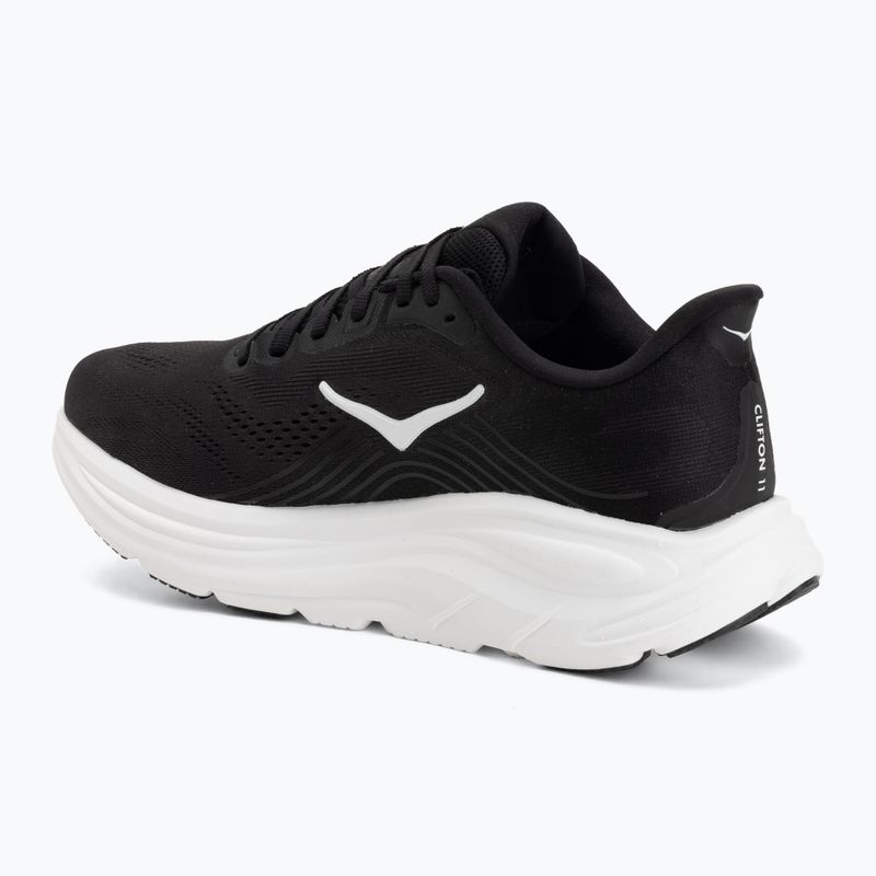 Scarpe da corsa uomo Hoka Clifton 11 black/white 3