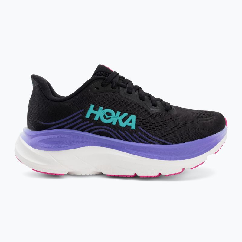 Scarpe da corsa donna Hoka Clifton 11 black/neon nebula 2