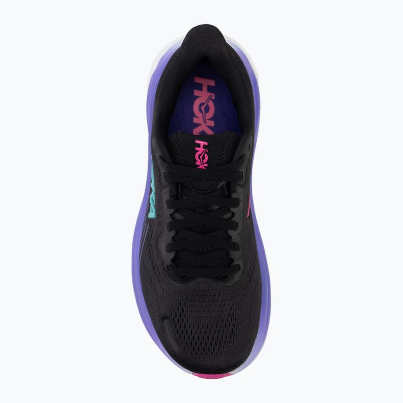 Scarpe da corsa donna Hoka Clifton 11 black/neon nebula 5