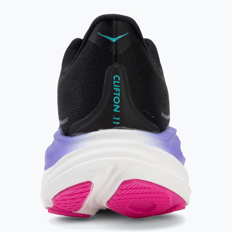 Scarpe da corsa donna Hoka Clifton 11 black/neon nebula 6
