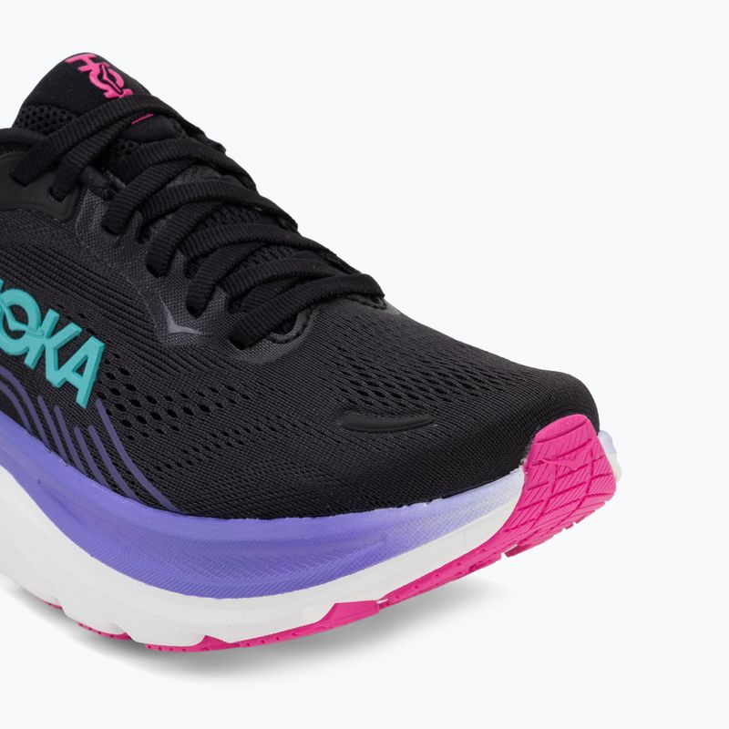 Scarpe da corsa donna Hoka Clifton 11 black/neon nebula 7