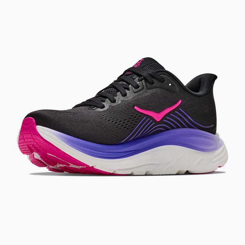 Scarpe da corsa donna Hoka Clifton 11 black/neon nebula 2
