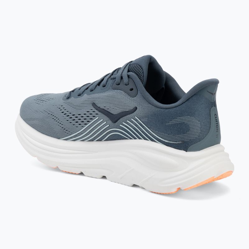 Scarpe da corsa donna Hoka Clifton 11 faded navy/glimmering blue 3