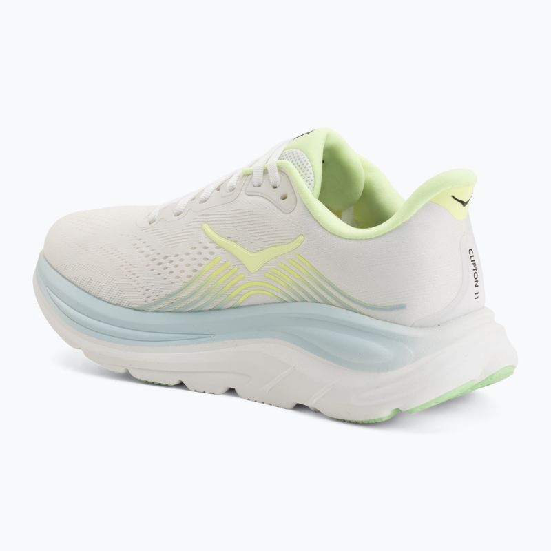 Scarpe da corsa donna Hoka Clifton 11 frost/neon yuzu 3