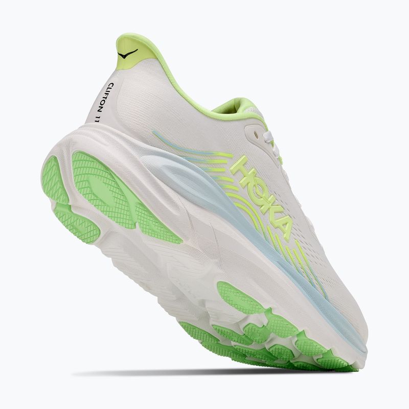 Scarpe da corsa donna Hoka Clifton 11 frost/neon yuzu 3