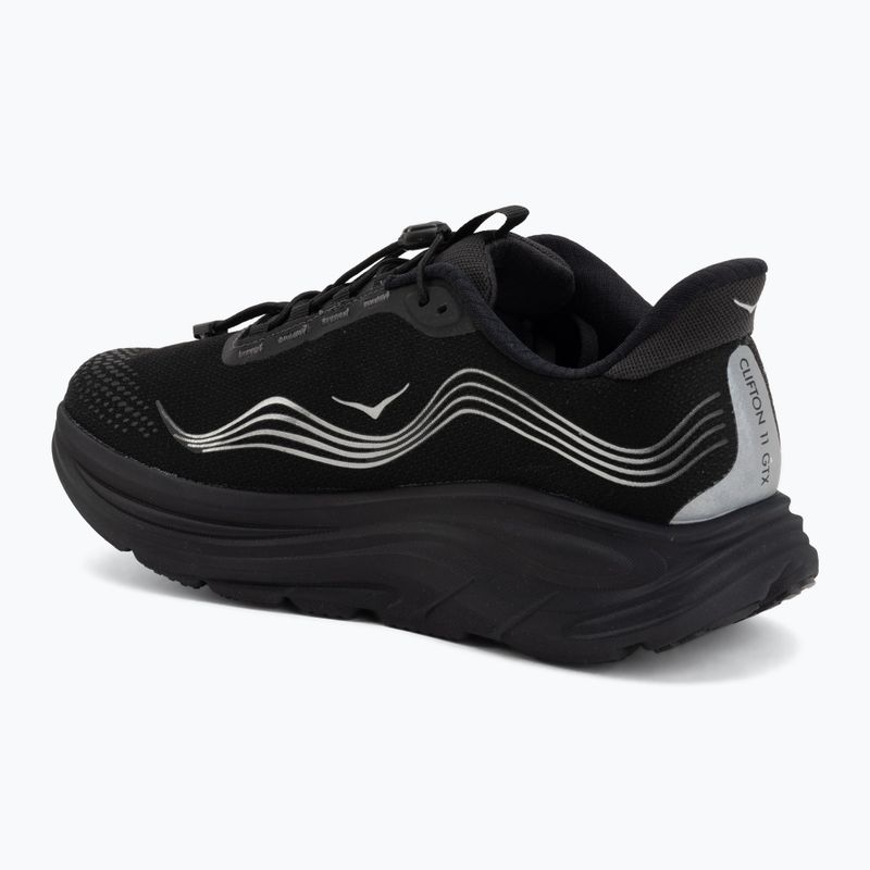 Scarpe da corsa uomo HOKA Clifton 11 GTX black/black 3