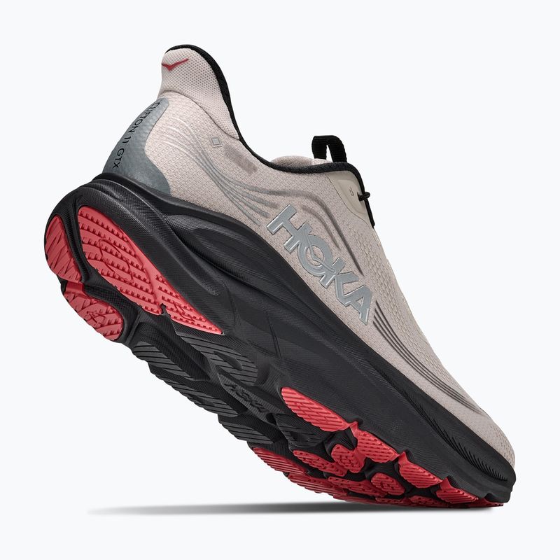 Scarpe da corsa uomo HOKA Clifton 11 GTX river rock grey/carbon black 5