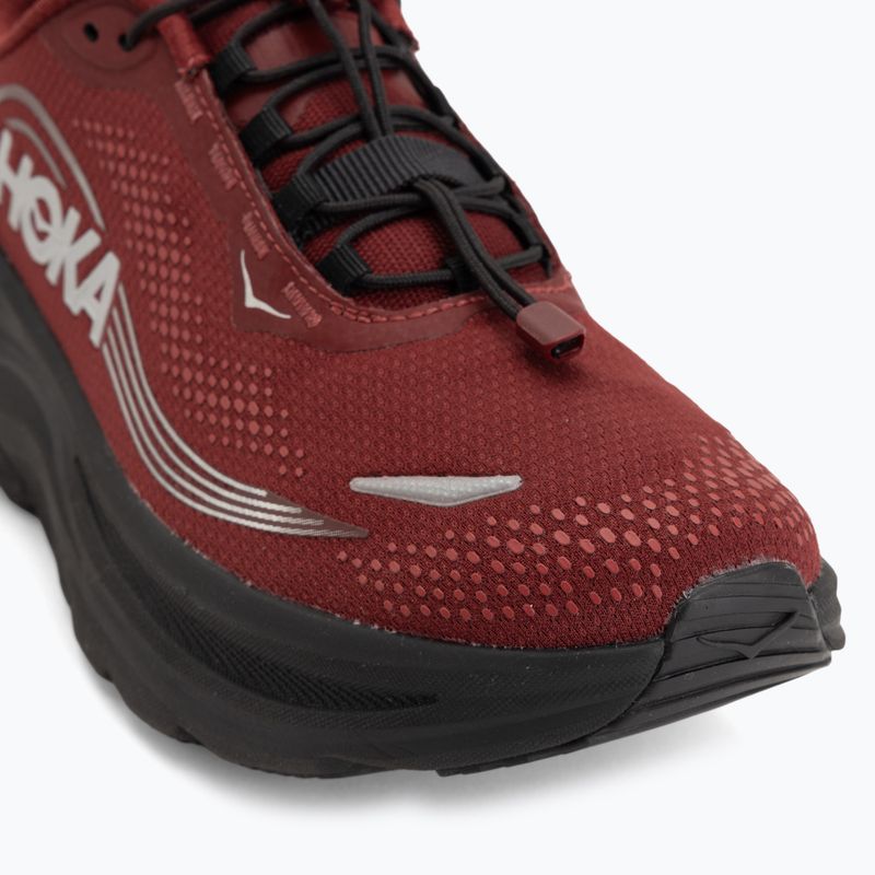 Scarpe da corsa uomo HOKA Clifton 11 GTX varsity burgundy/carbon black 7