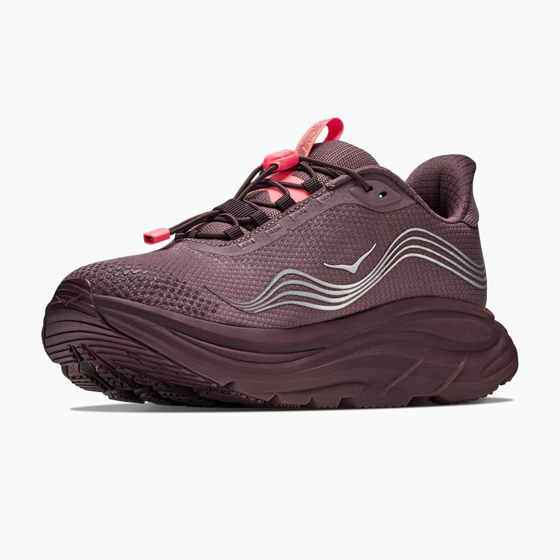 Scarpe da corsa donna HOKA Clifton 11 GTX smoky quartz/deep mauve 4