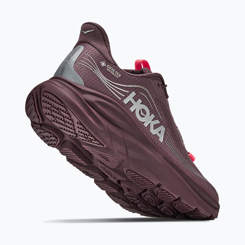 Scarpe da corsa donna HOKA Clifton 11 GTX smoky quartz/deep mauve 5